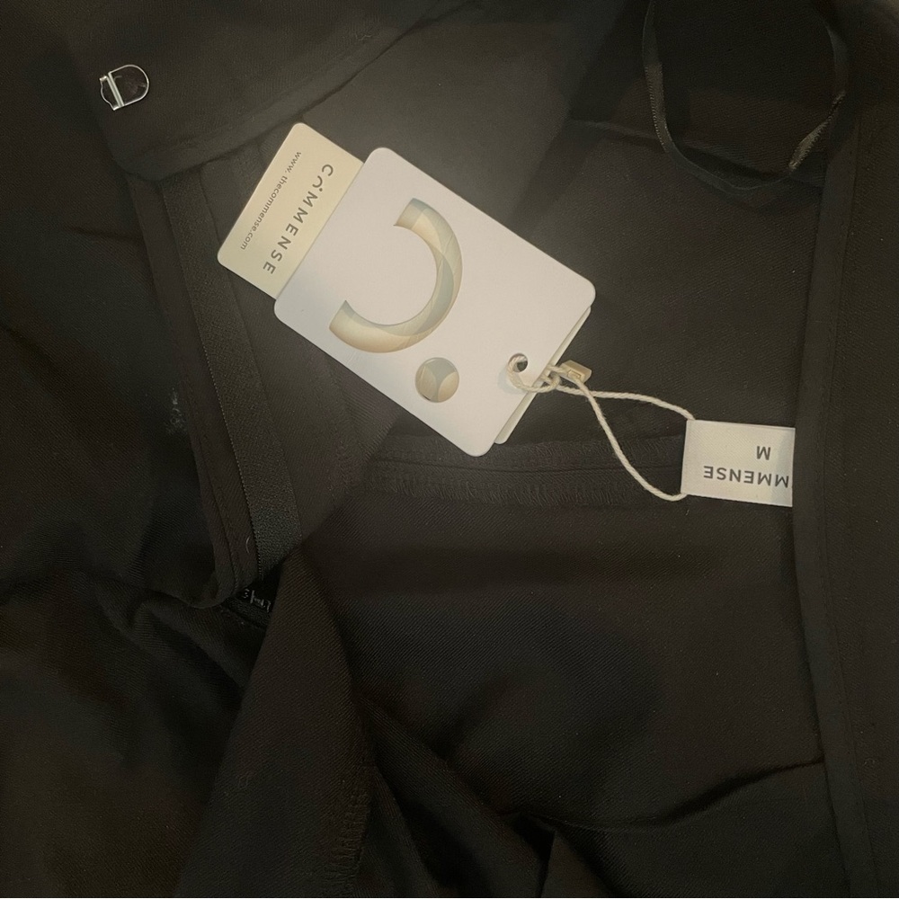 NWT Commense Wide Leg Baggy Pants Black - Picture 6 of 9